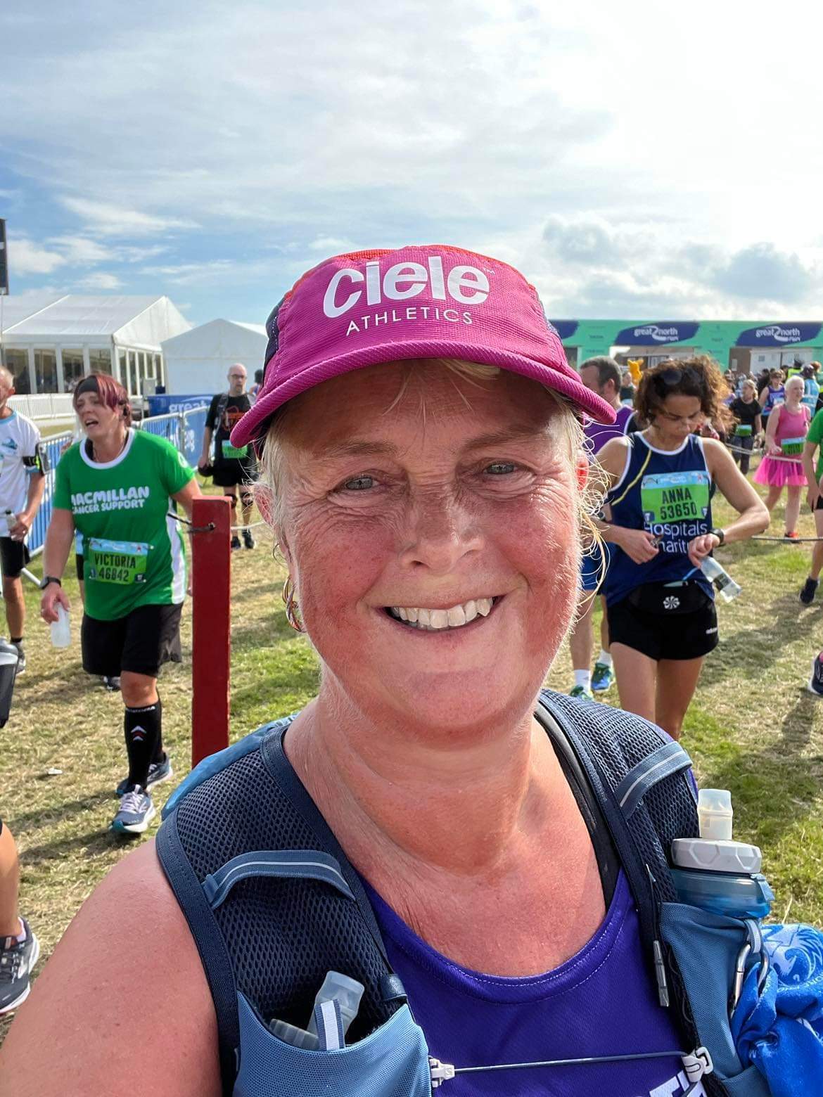 Client Blog: Heather's Great North Run Heather running the Great North Run