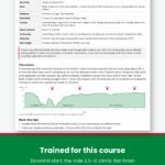 Race-at-a-glance page for the Colchester Half Marathon with race details and the course elevation profile